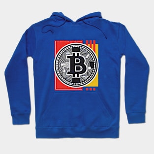 Bitcoin Logo Abstract Crypto Merch Hoodie